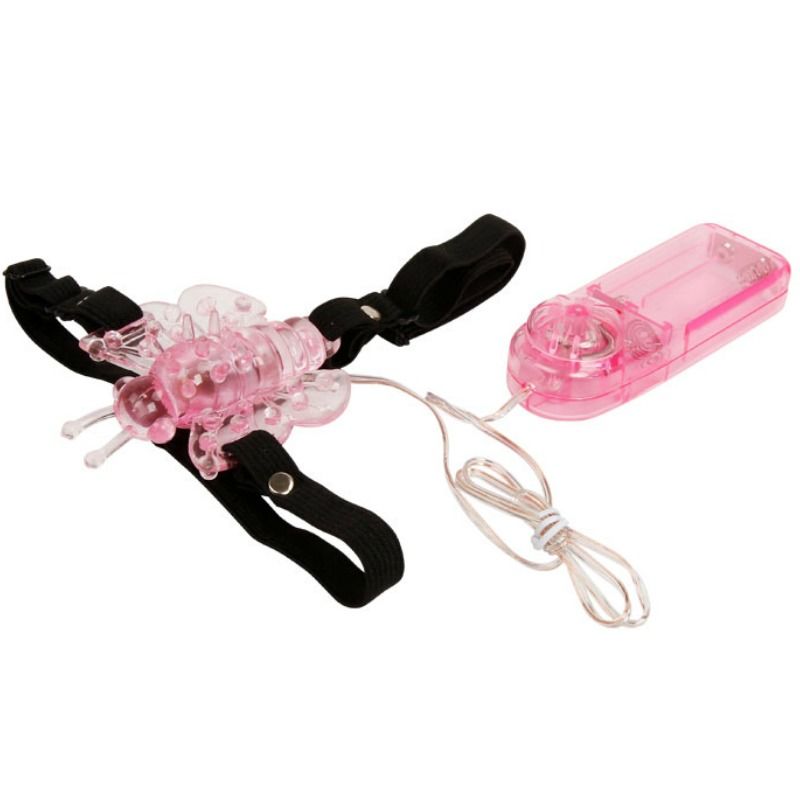 Baile Harness With Multivespeed Vibrating Butterfly | Niks.fi verkkokauppa