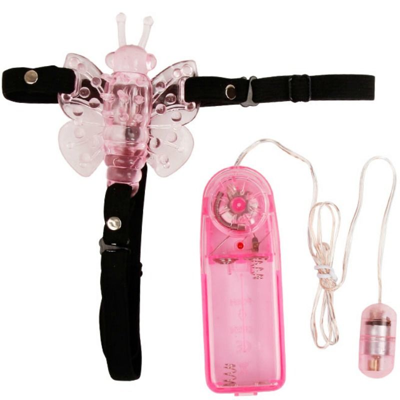 Baile Harness With Multivespeed Vibrating Butterfly | Niks.fi verkkokauppa