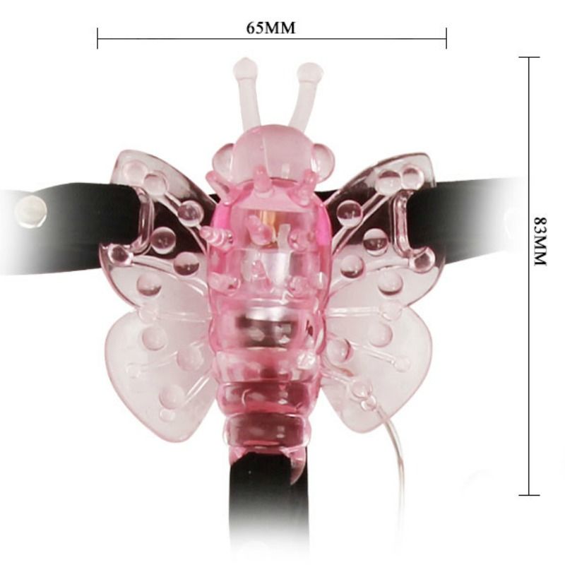 Baile Harness With Multivespeed Vibrating Butterfly | Niks.fi verkkokauppa