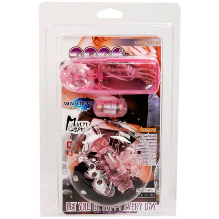 Baile Harness With Multivespeed Vibrating Butterfly | Niks.fi verkkokauppa