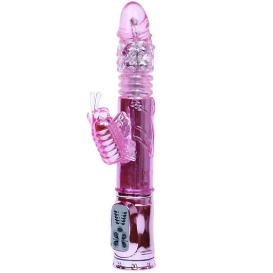 Baile Rechargeable Vibrator With Rotation And Throbbing Butterf Stimulator | Niks.fi verkkokauppa