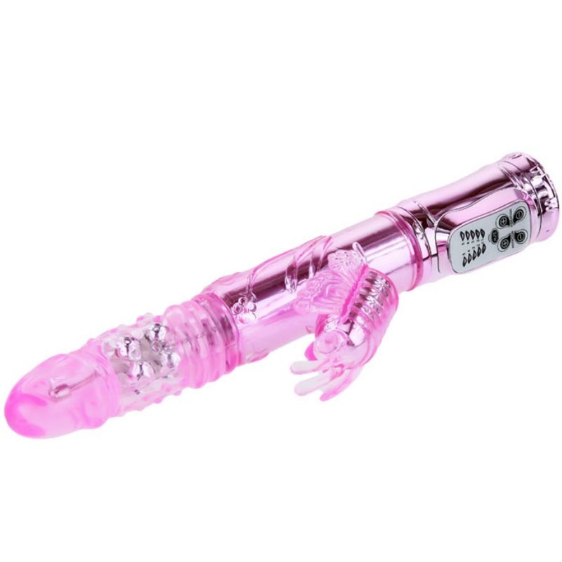 Baile Rechargeable Vibrator With Rotation And Throbbing Butterf Stimulator | Niks.fi verkkokauppa