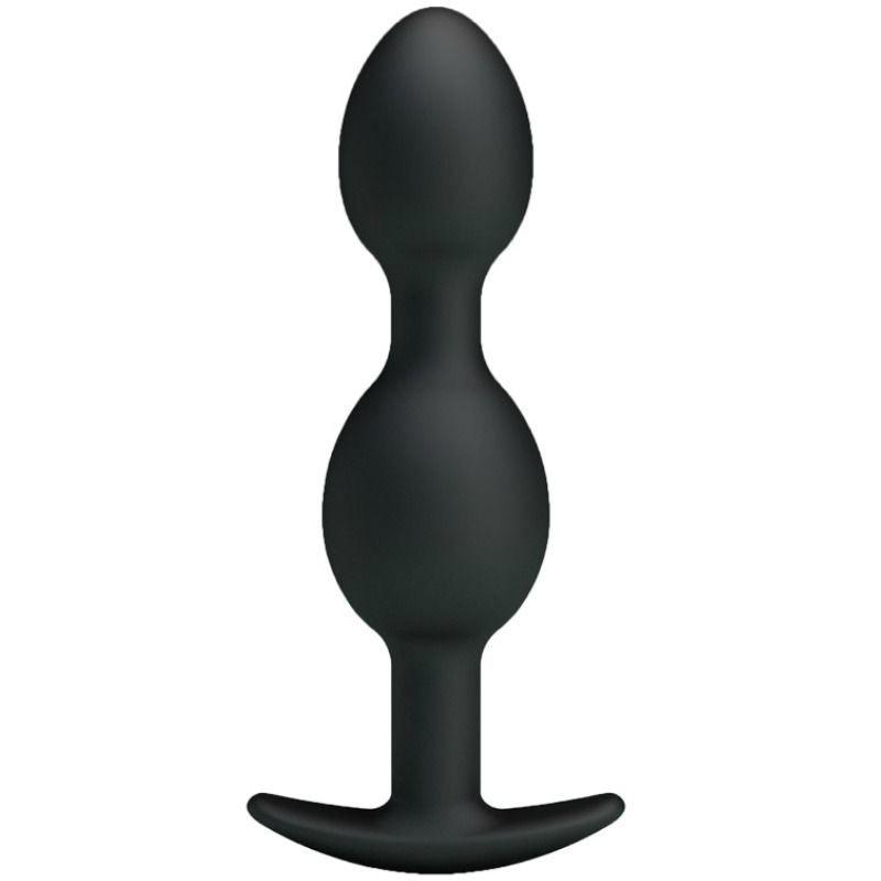 Pretty Love Silicone Anal Balls 12.5 Cm Black | Niks.fi verkkokauppa