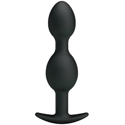 Pretty Love Silicone Anal Balls 12.5 Cm Black | Niks.fi verkkokauppa