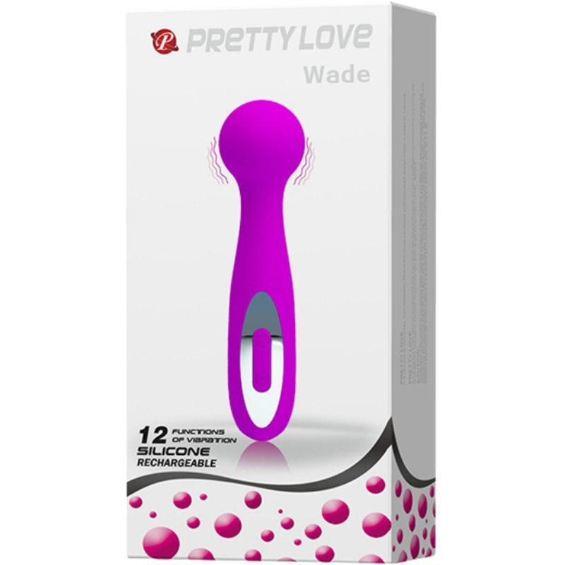 Pretty Love Wade Rechargeable Massager 12 Functions | Niks.fi verkkokauppa