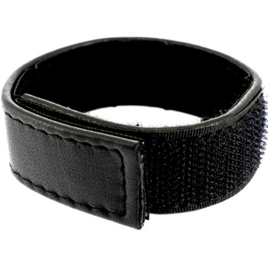 Leather Body Adjustable Leather Strap With Velcro For Penis Black | Niks.fi verkkokauppa