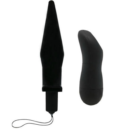 Baile Dance Butt Anal Plug With Vibration Black | Niks.fi verkkokauppa