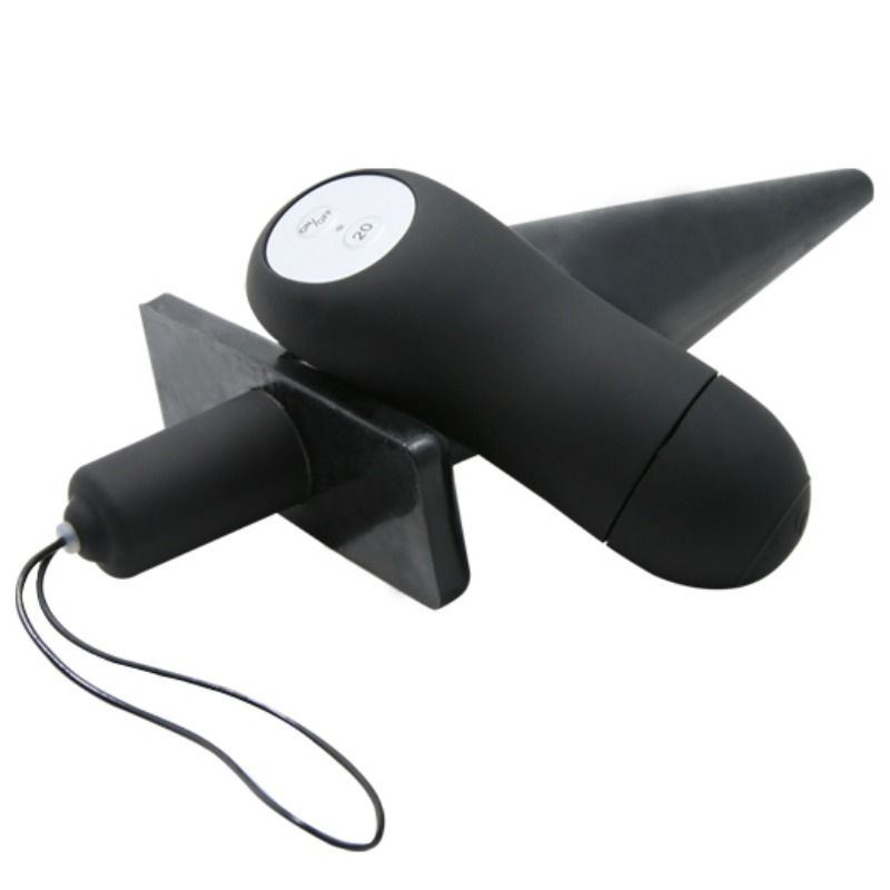 Baile Dance Butt Anal Plug With Vibration Black | Niks.fi verkkokauppa