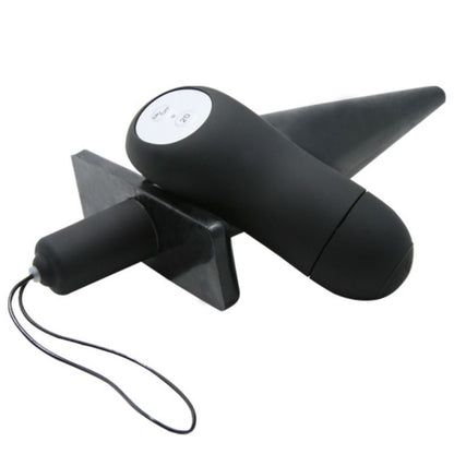 Baile Dance Butt Anal Plug With Vibration Black | Niks.fi verkkokauppa
