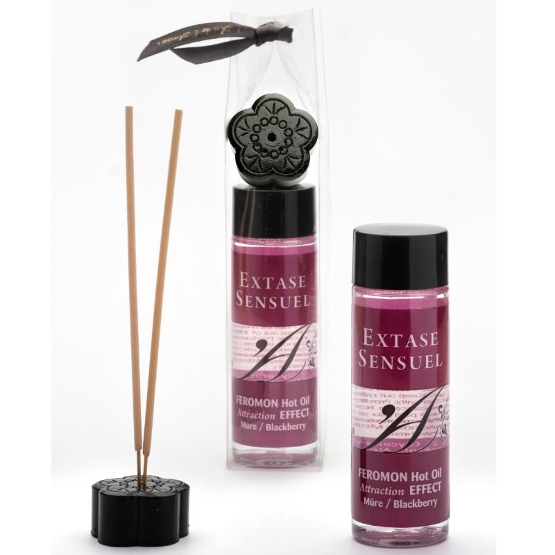 Extase Sensual Heating Effect Massage Oil With Blackberry Pheromones 100 Ml | Niks.fi verkkokauppa