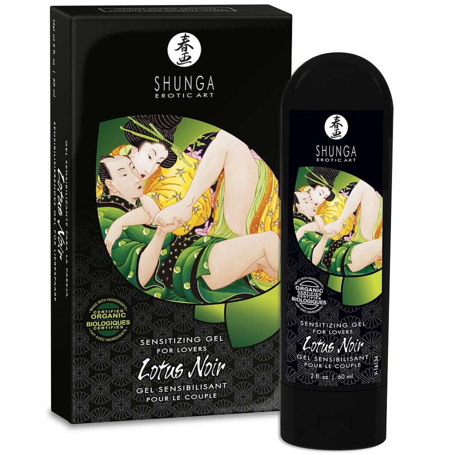 Shunga Sensitizing Lotus Noir Cream 60 Ml | Niks.fi verkkokauppa