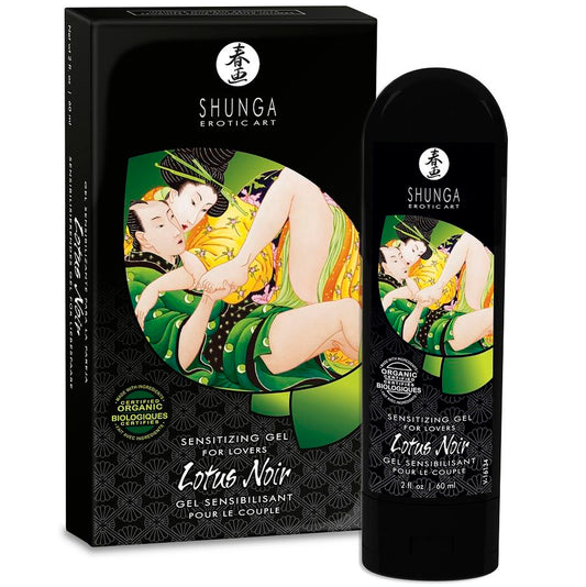 Shunga Sensitizing Lotus Noir Cream 60 Ml | Niks.fi verkkokauppa