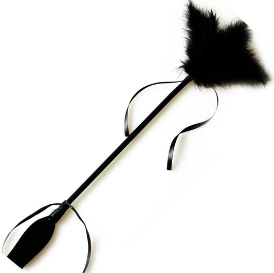 Secretplay Black Whip & Feather | Niks.fi verkkokauppa