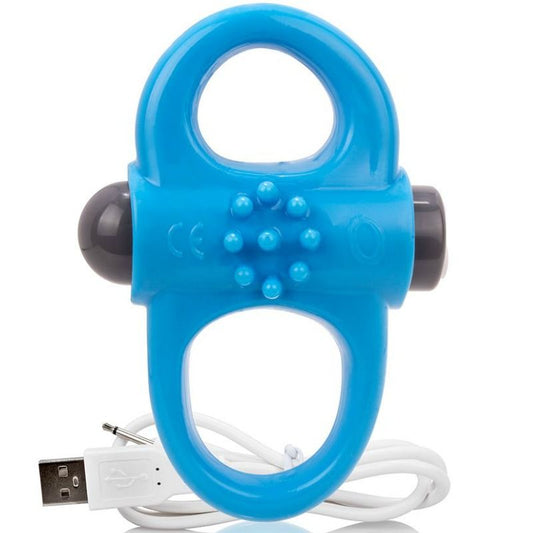 Screaming O Rechargeable Vibrating Ring Yoga Blue | Niks.fi verkkokauppa