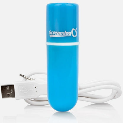 Screaming O Rechargeable Vibrating Bullet Vooom Blue | Niks.fi verkkokauppa