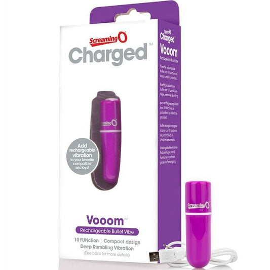 Screaming O Rechargeable Vibrating Bullet Vooom Lilac | Niks.fi verkkokauppa