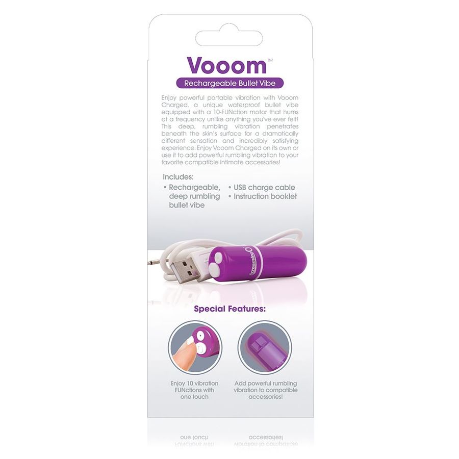 Screaming O Rechargeable Vibrating Bullet Vooom Lilac | Niks.fi verkkokauppa