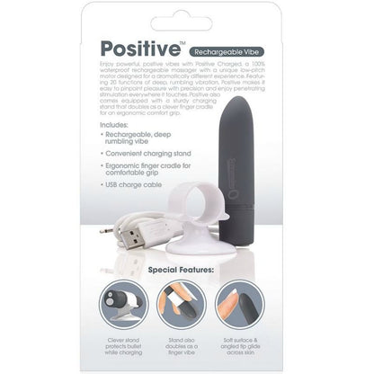 Screaming O Rechargeable Massage Positive Gray | Niks.fi verkkokauppa