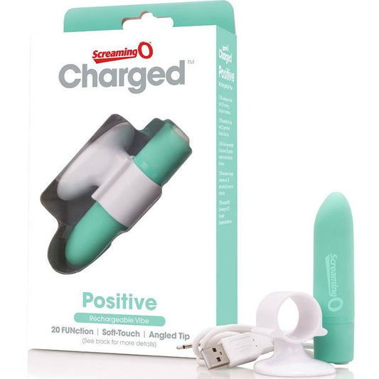 Screaming O Rechargeable Massage Positive Green | Niks.fi verkkokauppa