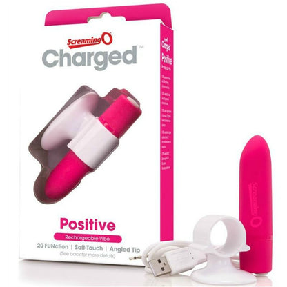 Screaming O Rechargeable Massage Positive Pink | Niks.fi verkkokauppa