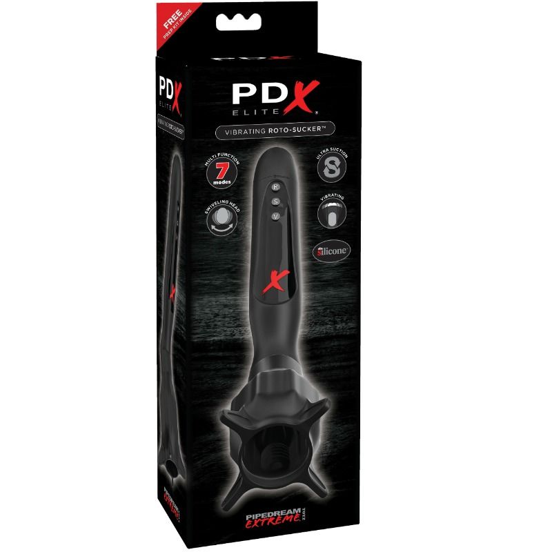 Pdx Elite Vibrating Roto Sucker | Niks.fi verkkokauppa