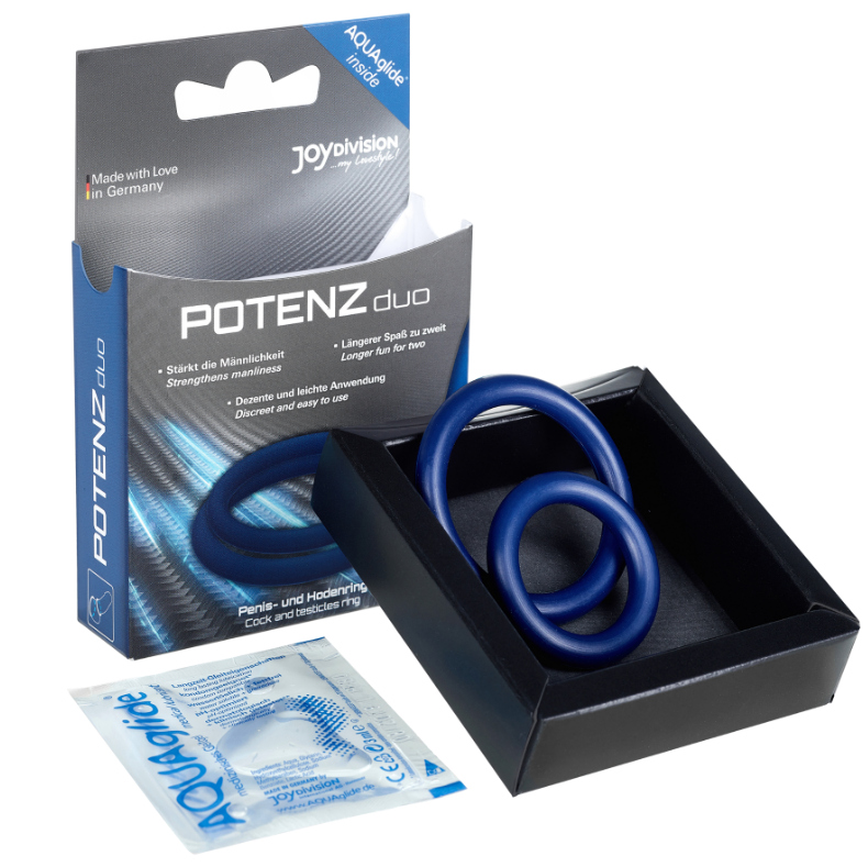 Joydivision Potenzduo Blue Rings M | Niks.fi verkkokauppa