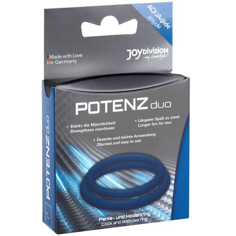 Joydivision Potenzduo Blue Rings M | Niks.fi verkkokauppa