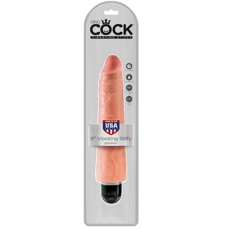 King Cock 23 Cm Vibrating Stiffyflesh | Niks.fi verkkokauppa