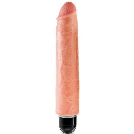 King Cock 25.4 Cm Vibrating Stiffy Flesh | Niks.fi verkkokauppa