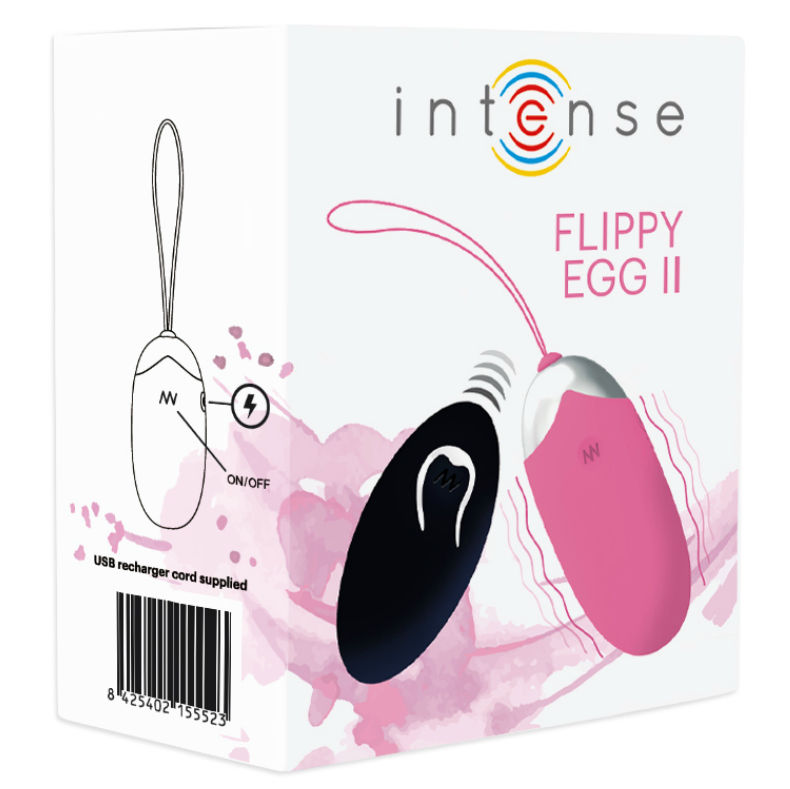Intense Flippy Ii Vibrating Egg With Remote Control Pink | Niks.fi verkkokauppa