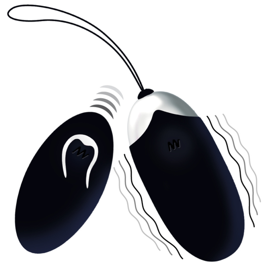 Intense Flippy Ii Vibrating Egg With Remote Control Black | Niks.fi verkkokauppa