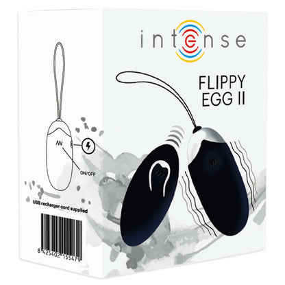 Intense Flippy Ii Vibrating Egg With Remote Control Black | Niks.fi verkkokauppa