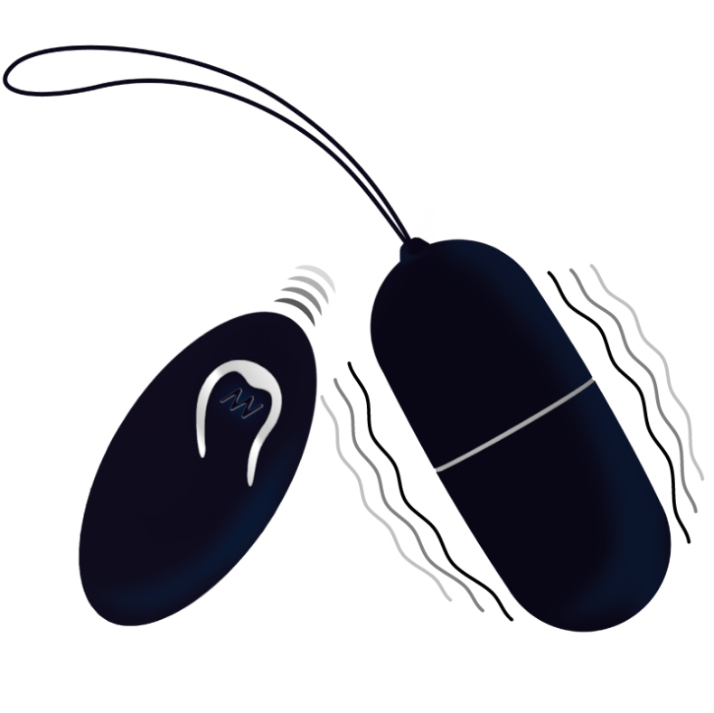 Intense Flippy I Vibrating Egg With Remote Control Black | Niks.fi verkkokauppa