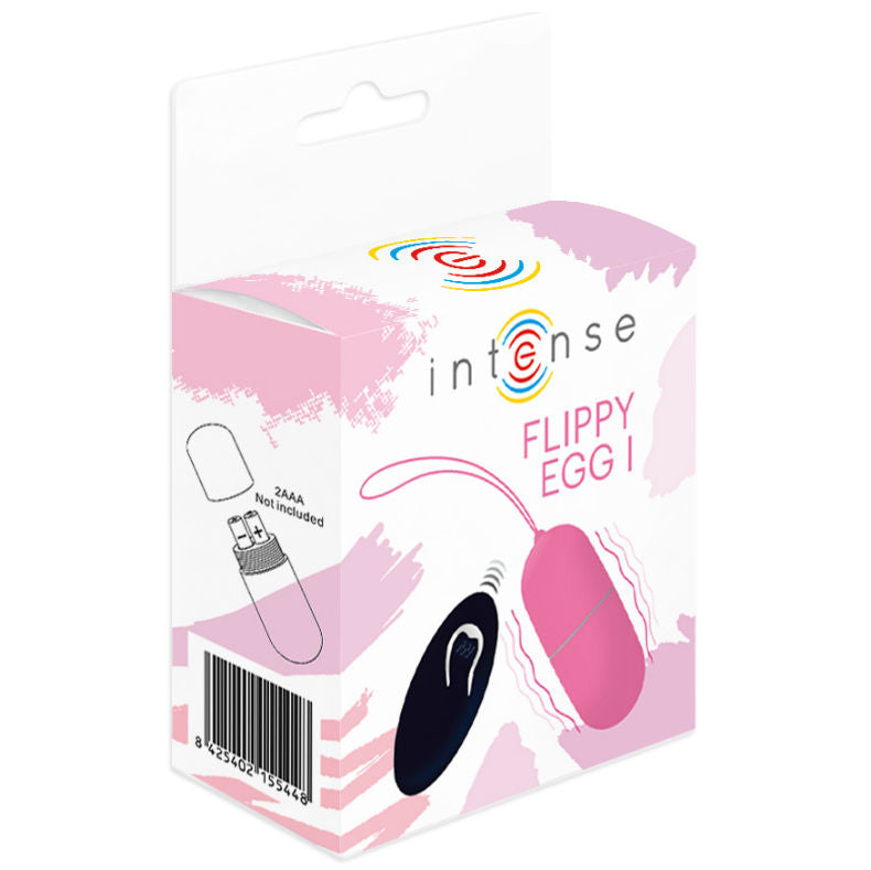 Intense Flippy I Vibrating Egg With Remote Control Pink | Niks.fi verkkokauppa