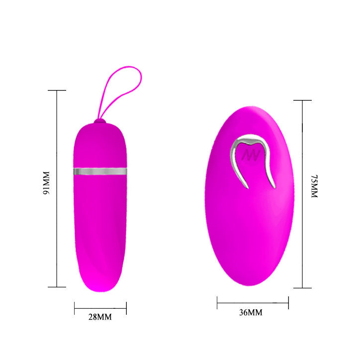 Pretty Love Debby Vibrating Egg With Control | Niks.fi verkkokauppa
