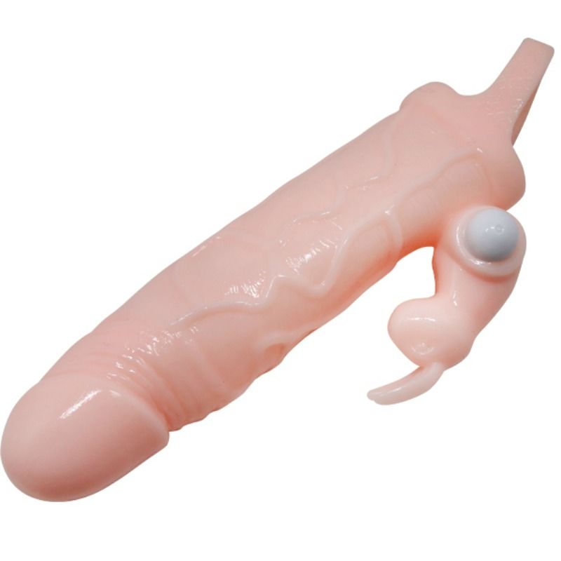 Baile Brave Man Penis Cover With Rabbit And Double Engine Flesh 16.5 Cm | Niks.fi verkkokauppa