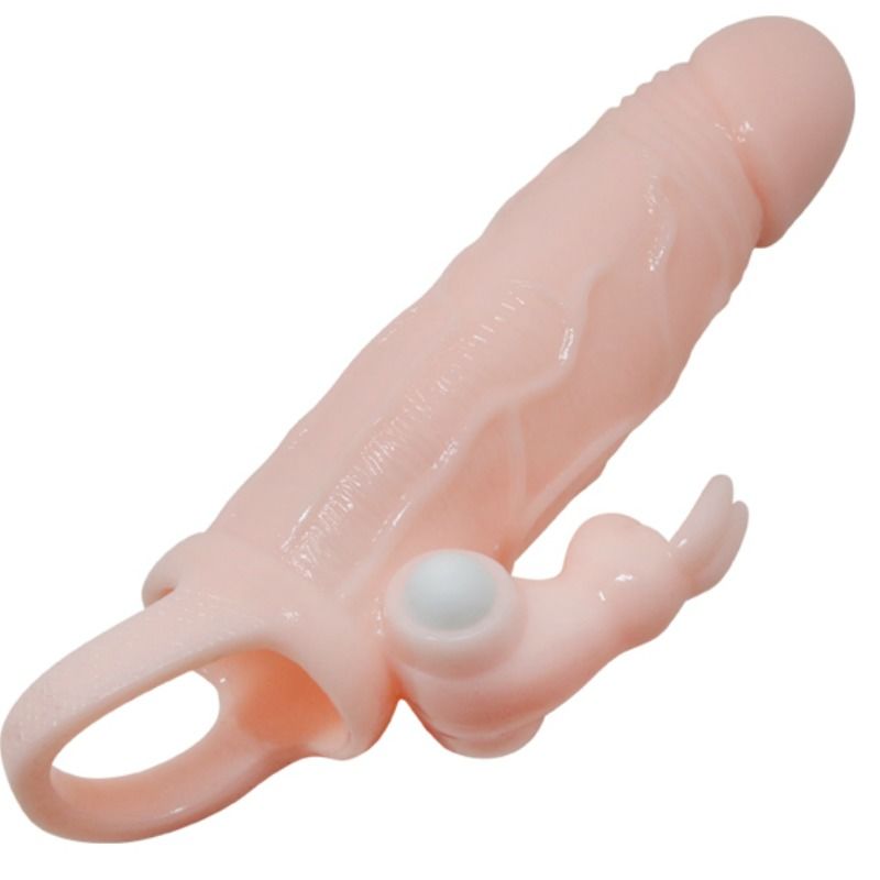Baile Brave Man Penis Cover With Rabbit And Double Engine Flesh 16.5 Cm | Niks.fi verkkokauppa