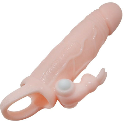 Baile Brave Man Penis Cover With Rabbit And Double Engine Flesh 16.5 Cm | Niks.fi verkkokauppa