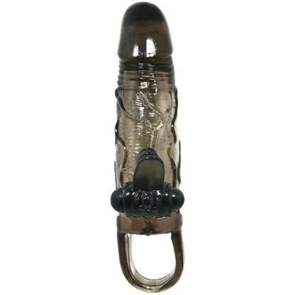 Baile Brave Man Penis Cover With Clit And Anal Stimulation Double Bullet Black 16.5 Cm | Niks.fi verkkokauppa
