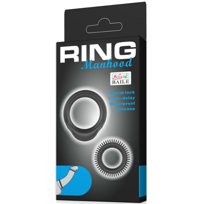 Baile Kit 2 Silicone Rings Ring Manhood | Niks.fi verkkokauppa