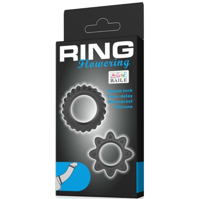 Baile Kit 2 Ring Flowering Silicone Rings | Niks.fi verkkokauppa