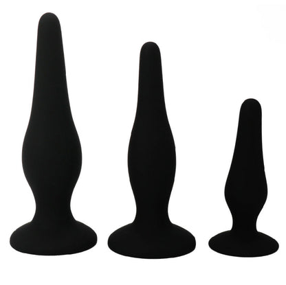 Pretty Love Anal Plugs Silicone Initiation Kit | Niks.fi verkkokauppa