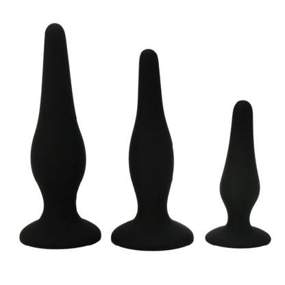 Pretty Love Anal Plugs Silicone Initiation Kit | Niks.fi verkkokauppa