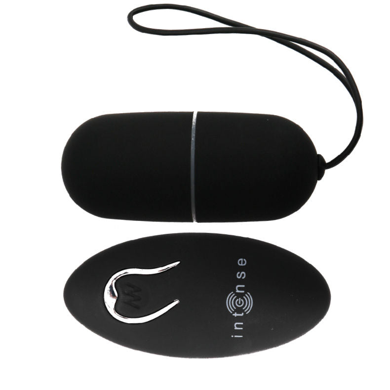 Intense Flippy I Vibrating Egg With Remote Control Black | Niks.fi verkkokauppa