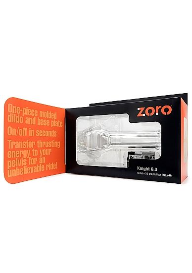 Perfect Fit Brand Zoro Knight Hollow Strap On 6 Inch | Niks.fi verkkokauppa