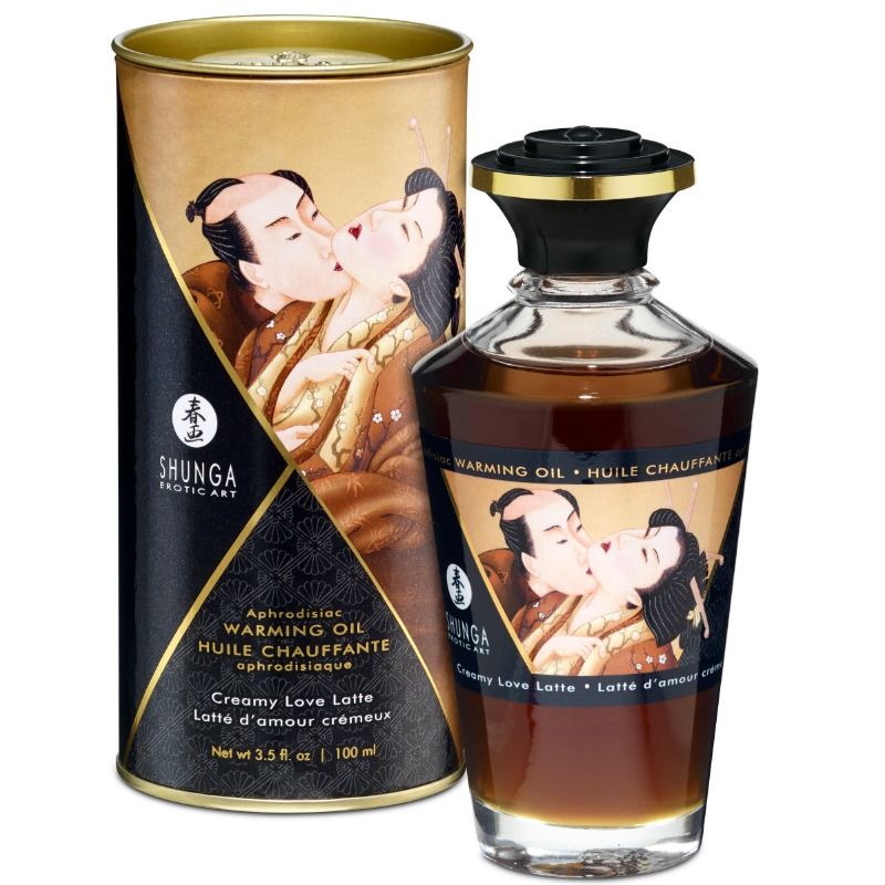 Shunga Coffee Flavor Heat Effect Massage Oil 100 Ml | Niks.fi verkkokauppa