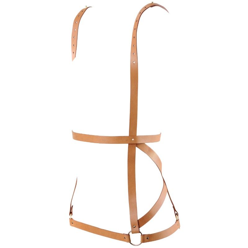 Bijoux Indiscrets Maze Harness Dress Shape Brown | Niks.fi verkkokauppa
