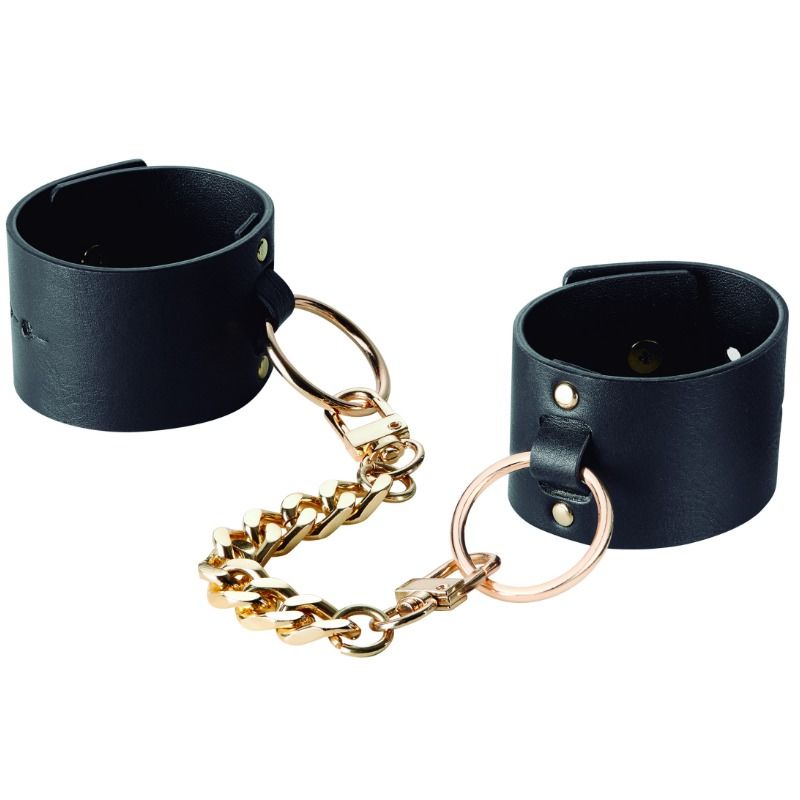 Bijoux Indiscrets Maze Wide Cuffs Black | Niks.fi verkkokauppa