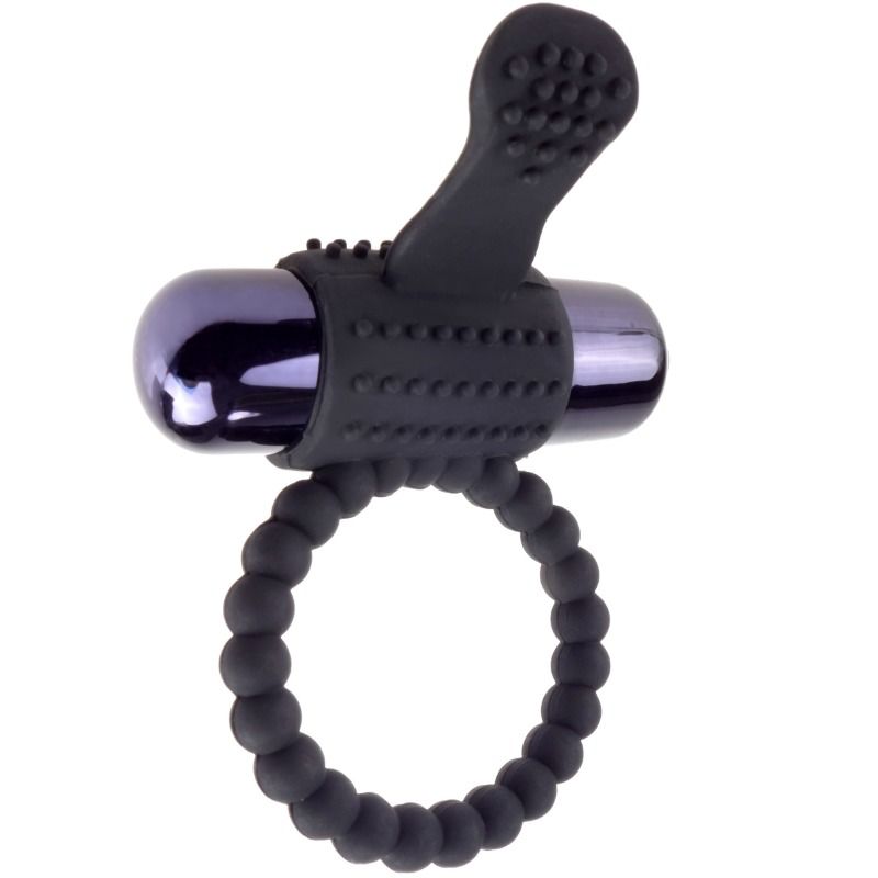 Fantasy C-Ringz Black Silicone Vibrating Ring | Niks.fi verkkokauppa