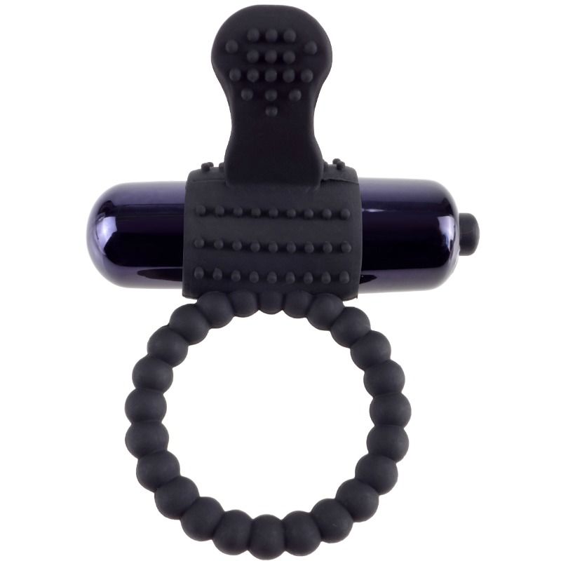 Fantasy C-Ringz Black Silicone Vibrating Ring | Niks.fi verkkokauppa